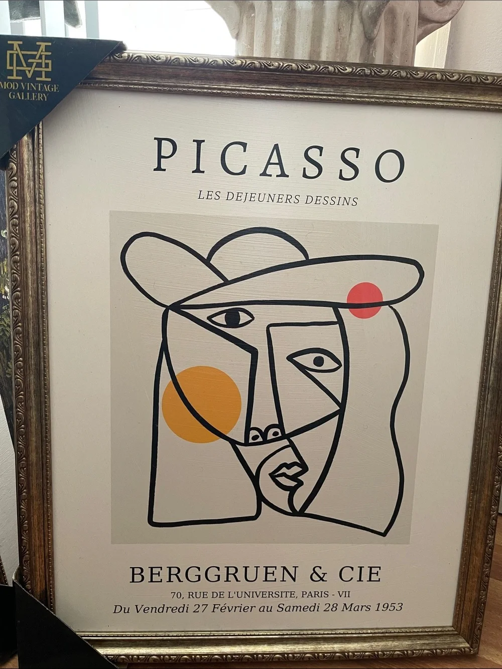 PICASSO Inspired Abstract Wall Art Print